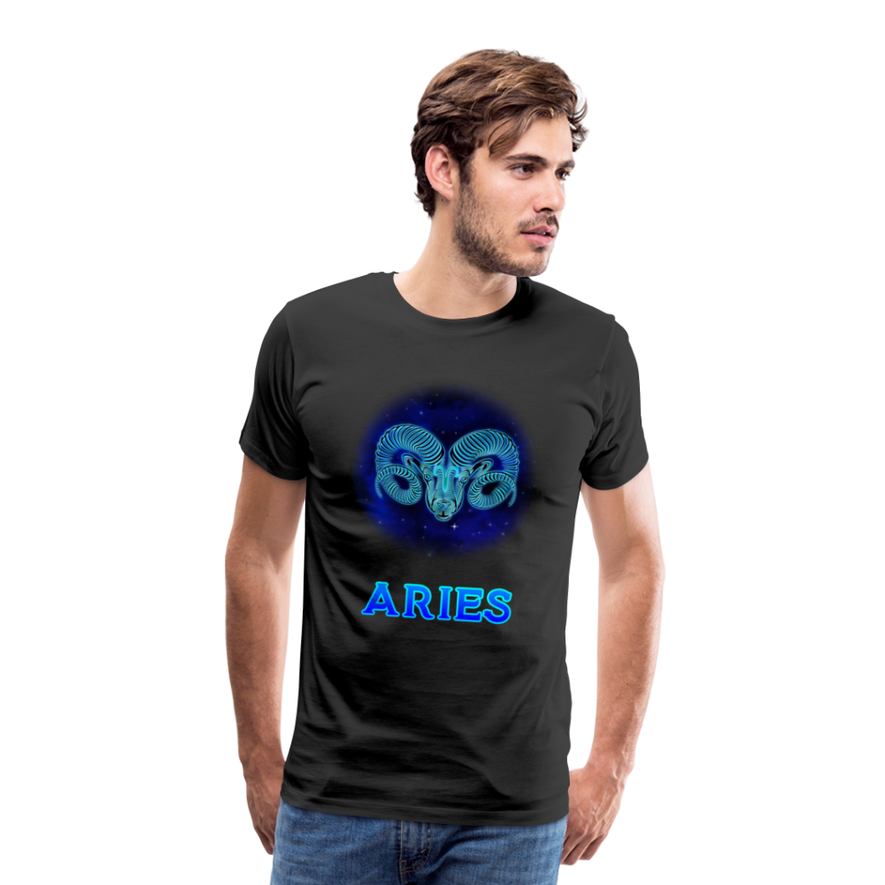 Men's Aries Premium T-Shirt - black