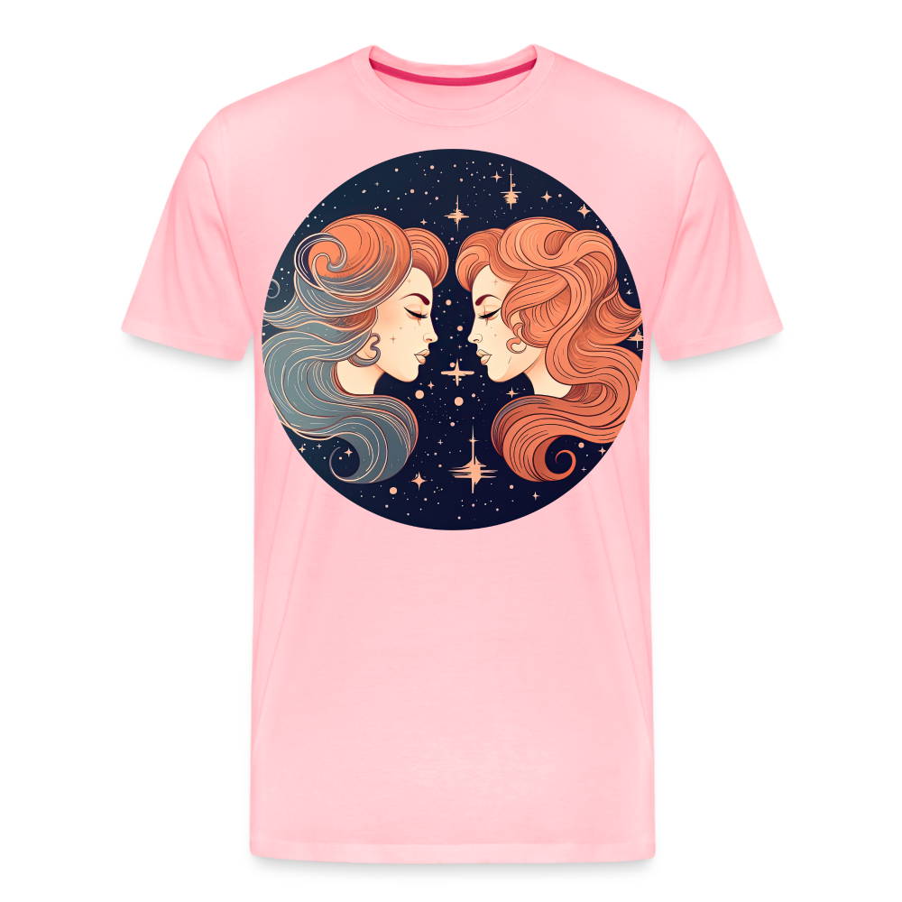 Men's Mystic Gemini Premium T-Shirt - pink