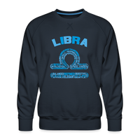 Thumbnail for Men's Power Words Libra Premium Sweatshirt - navy