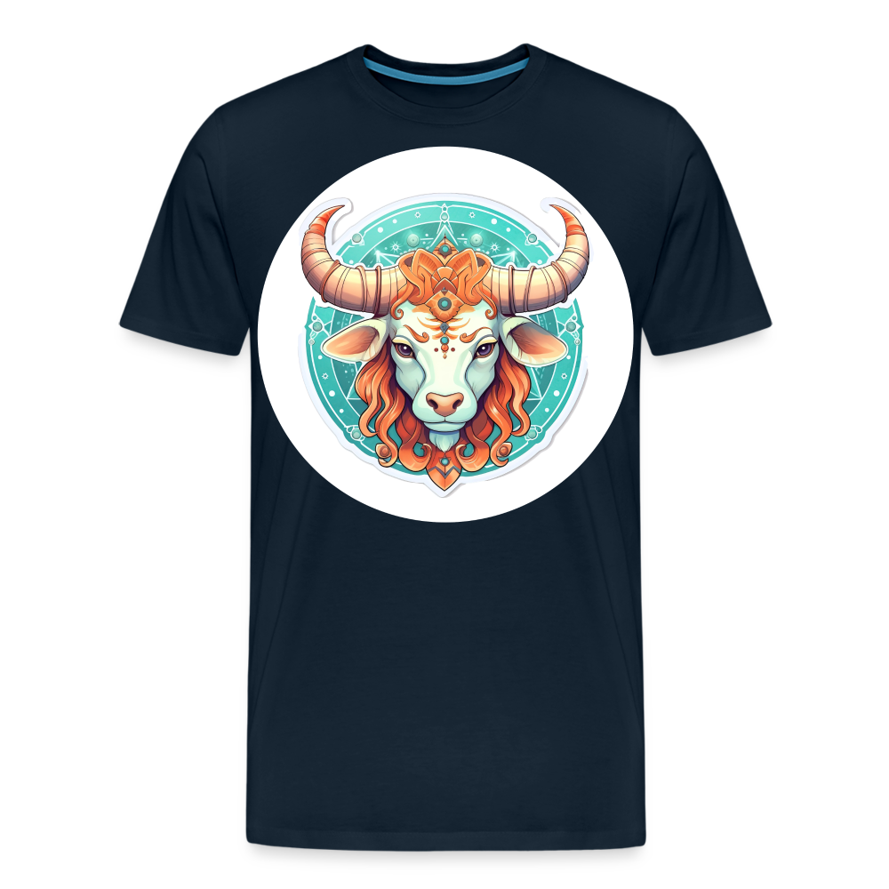 Men's Symbol Taurus Premium T-Shirt - deep navy