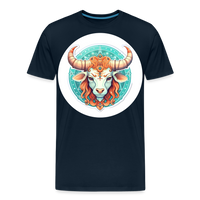 Thumbnail for Men's Symbol Taurus Premium T-Shirt - deep navy