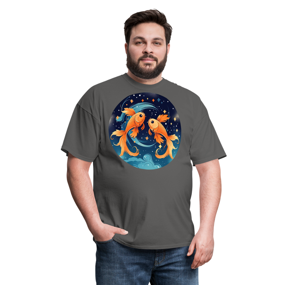 Men's Magic Pisces Classic T-Shirt - charcoal