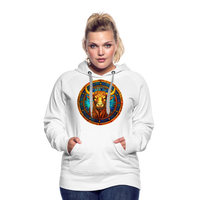 Thumbnail for Women’s Mosaic Taurus Premium Hoodie - white