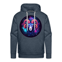 Thumbnail for Men’s Magic Aries Premium Hoodie - heather denim