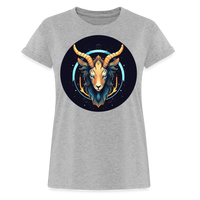 Thumbnail for Women's Mystic Capricorn Relaxed Fit T-Shirt - heather gray