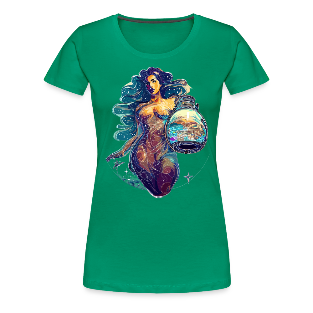 Women’s Mythical Aquarius Premium T-Shirt - kelly green