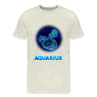 Thumbnail for Men's Aquarius Premium T-Shirt - heather oatmeal