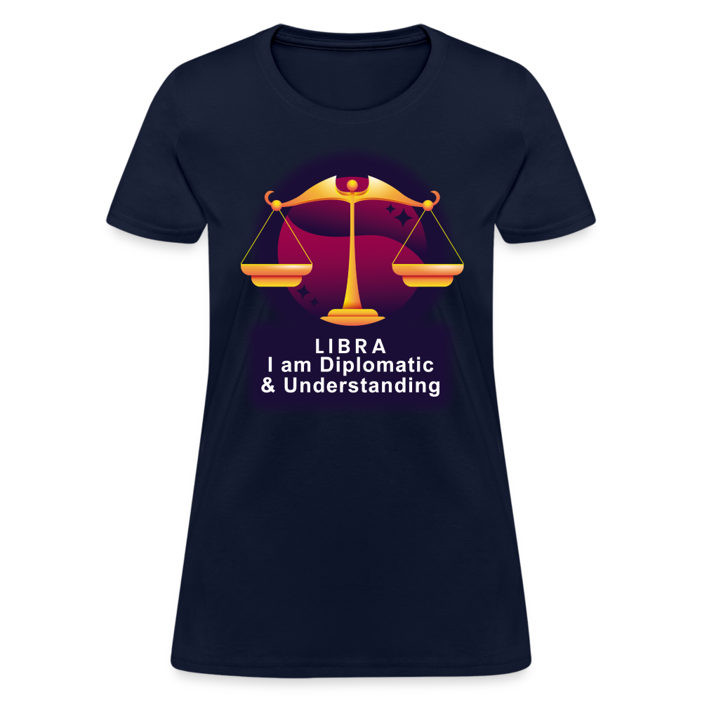 Women's Glow Libra T-Shirt - navy