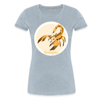 Thumbnail for Women’s Mosaic Scorpio Premium T-Shirt - heather ice blue