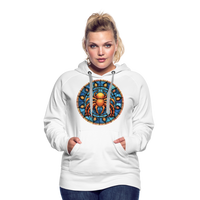 Thumbnail for Women’s Mosaic Cancer Premium Hoodie - white