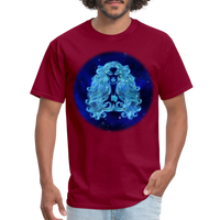 Thumbnail for Men's Stellar Virgo Classic T-Shirt - burgundy