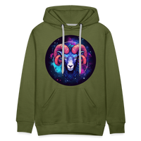 Thumbnail for Men’s Magic Aries Premium Hoodie - olive green