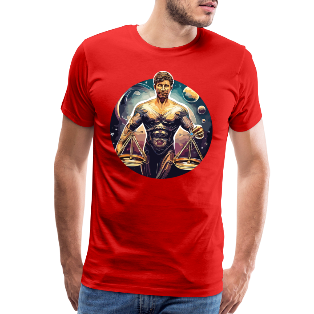 Men's Mythical Libra Premium T-Shirt - red