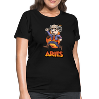 Thumbnail for Women's Playful Aries T-Shirt - black