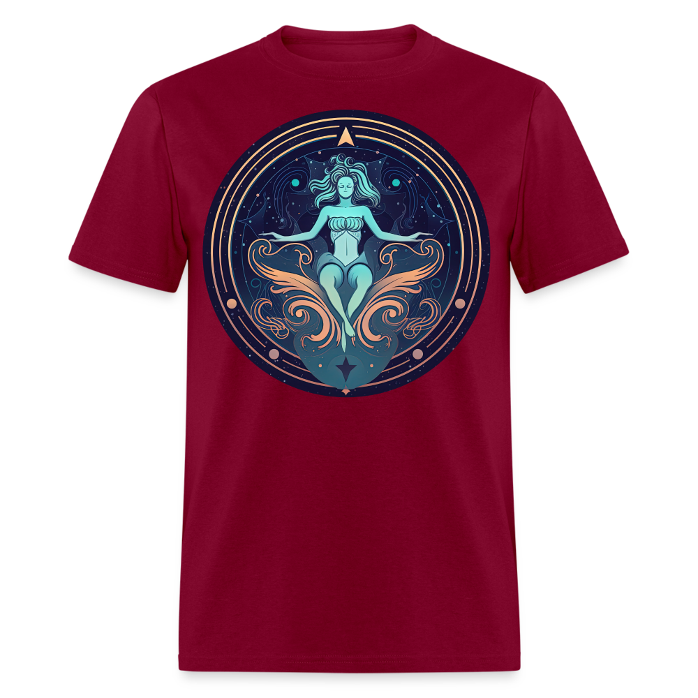 Men's Mystic Aquarius Classic T-Shirt - burgundy