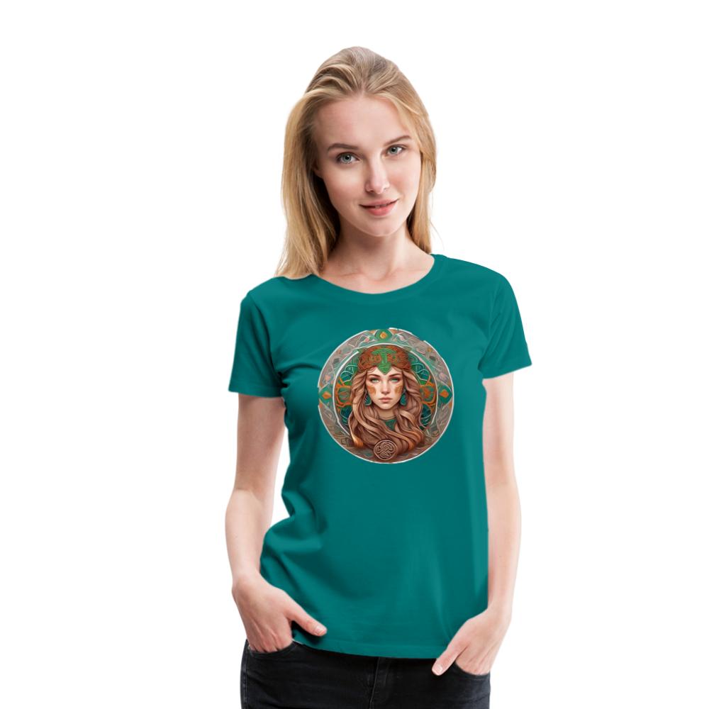 Women’s Mythical Virgo Premium T-Shirt - teal