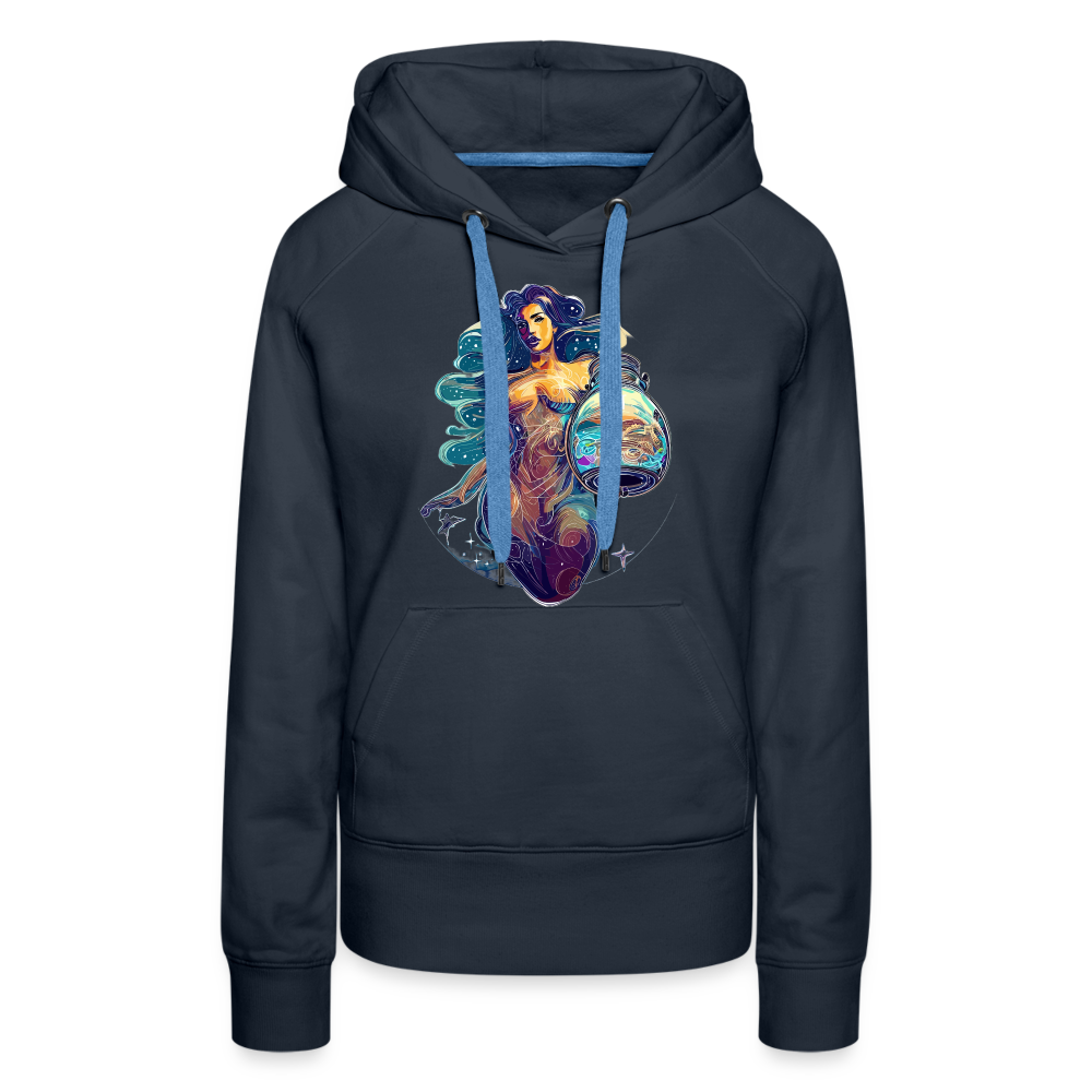 Women’s Mythical Aquarius Premium Hoodie - navy