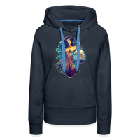 Thumbnail for Women’s Mythical Aquarius Premium Hoodie - navy