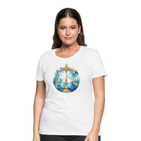 Thumbnail for Women’sMythical Libra Premium T-Shirt - white