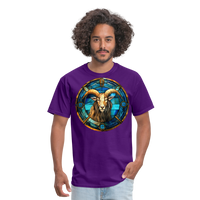 Thumbnail for Men's Mosaic Capricorn Classic T-Shirt - purple