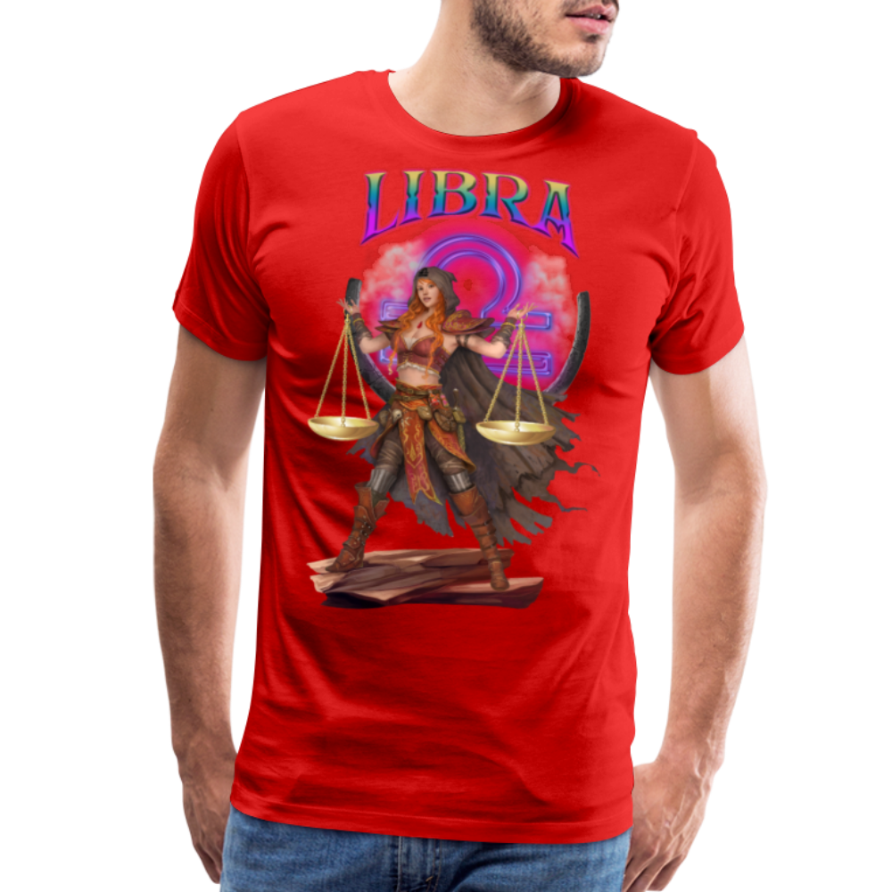 Men's Astral Libra Premium T-Shirt - red