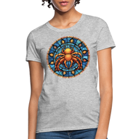 Thumbnail for Women's Mosaic Cancer T-Shirt - heather gray