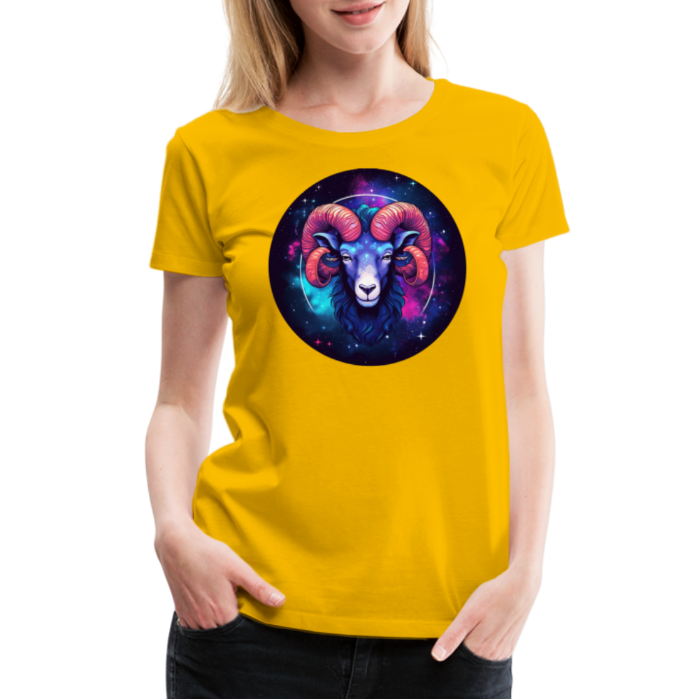 Women’s Magic Aries Premium T-Shirt - sun yellow