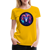 Thumbnail for Women’s Magic Aries Premium T-Shirt - sun yellow