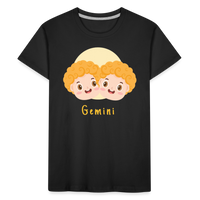 Thumbnail for Kid’s Astro Toon Gemini Premium Organic T-Shirt - black