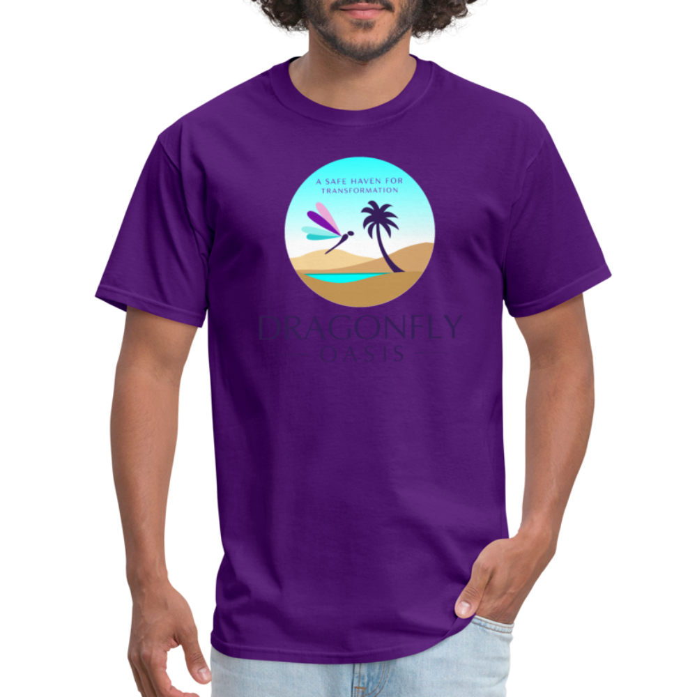 Men's Dragonfly Classic T-Shirt - purple