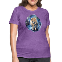 Thumbnail for Women's Mythical Leo T-Shirt - purple heather