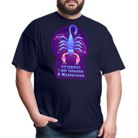 Thumbnail for Men's Neon Scorpio Classic T-Shirt - navy