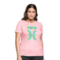 Thumbnail for Women's Power Words Pisces T-Shirt - pink