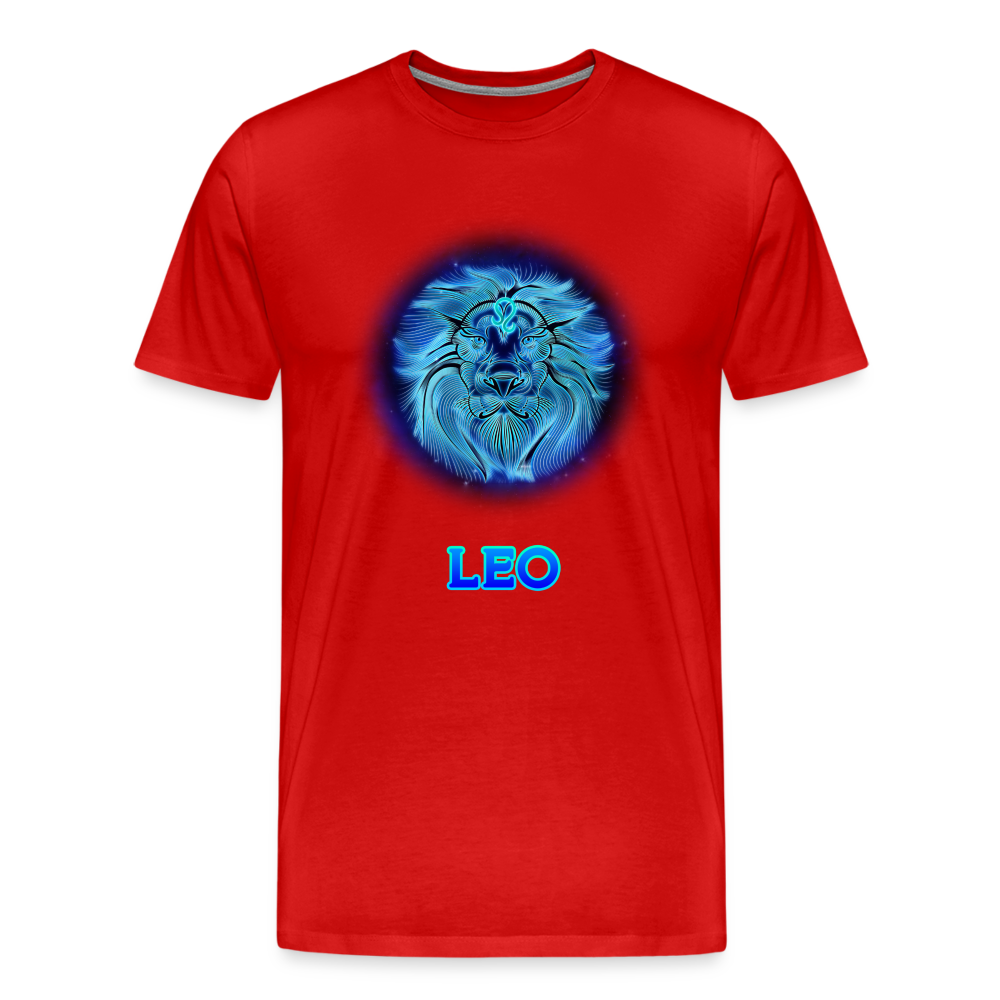 Men's Leo Premium T-Shirt - red