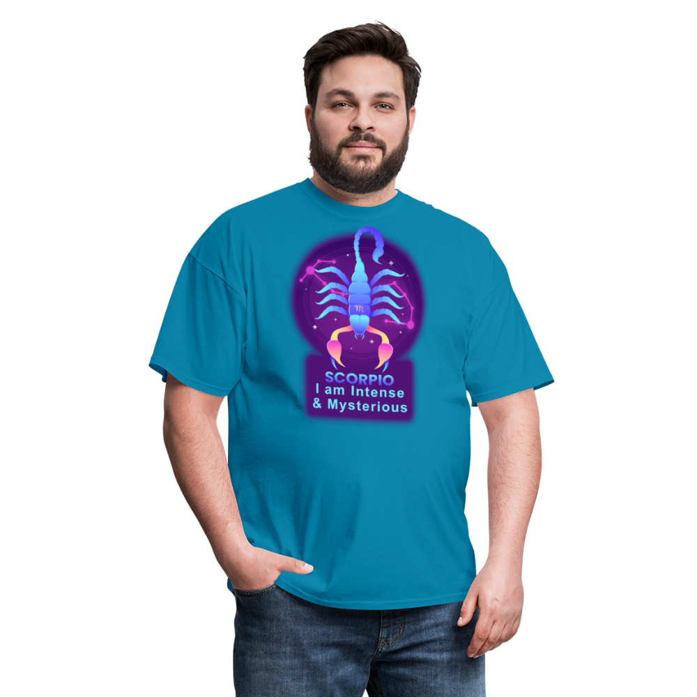 Men's Neon Scorpio Classic T-Shirt - turquoise