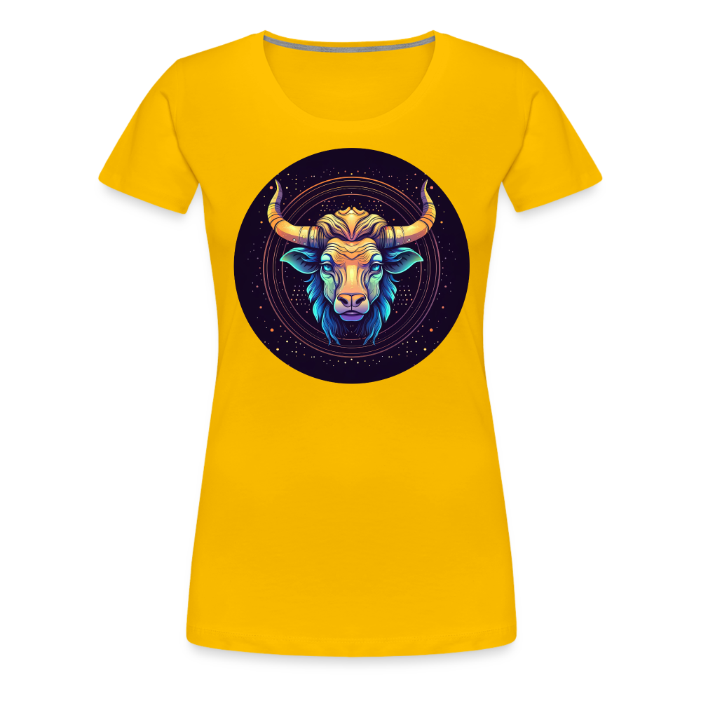 Women’s Magic Taurus Premium T-Shirt - sun yellow