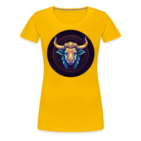 Thumbnail for Women’s Magic Taurus Premium T-Shirt - sun yellow