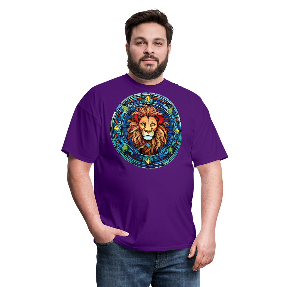 Men's Mosaic Leo Classic T-Shirt - purple