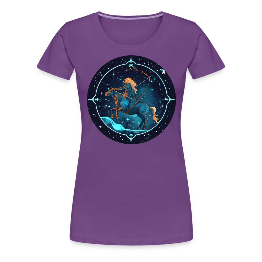 Women’s Magic Sagittarius Premium T-Shirt - purple