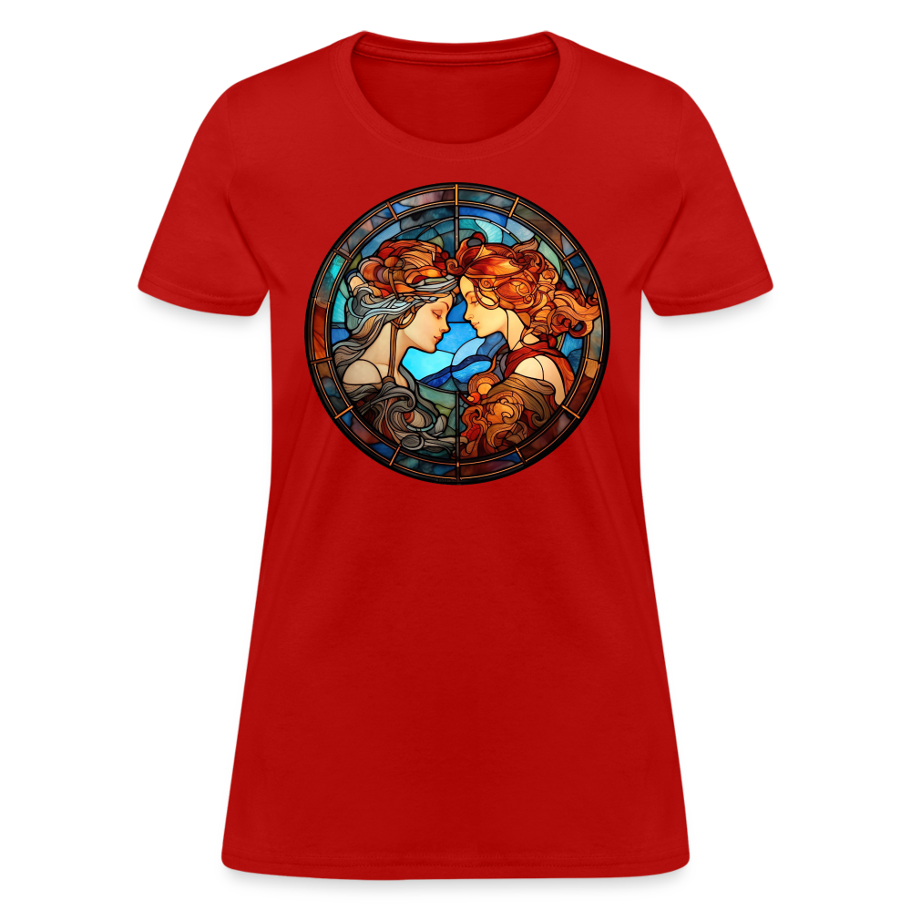 Women's Mosaic Gemini T-Shirt - red