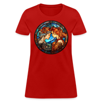 Thumbnail for Women's Mosaic Gemini T-Shirt - red