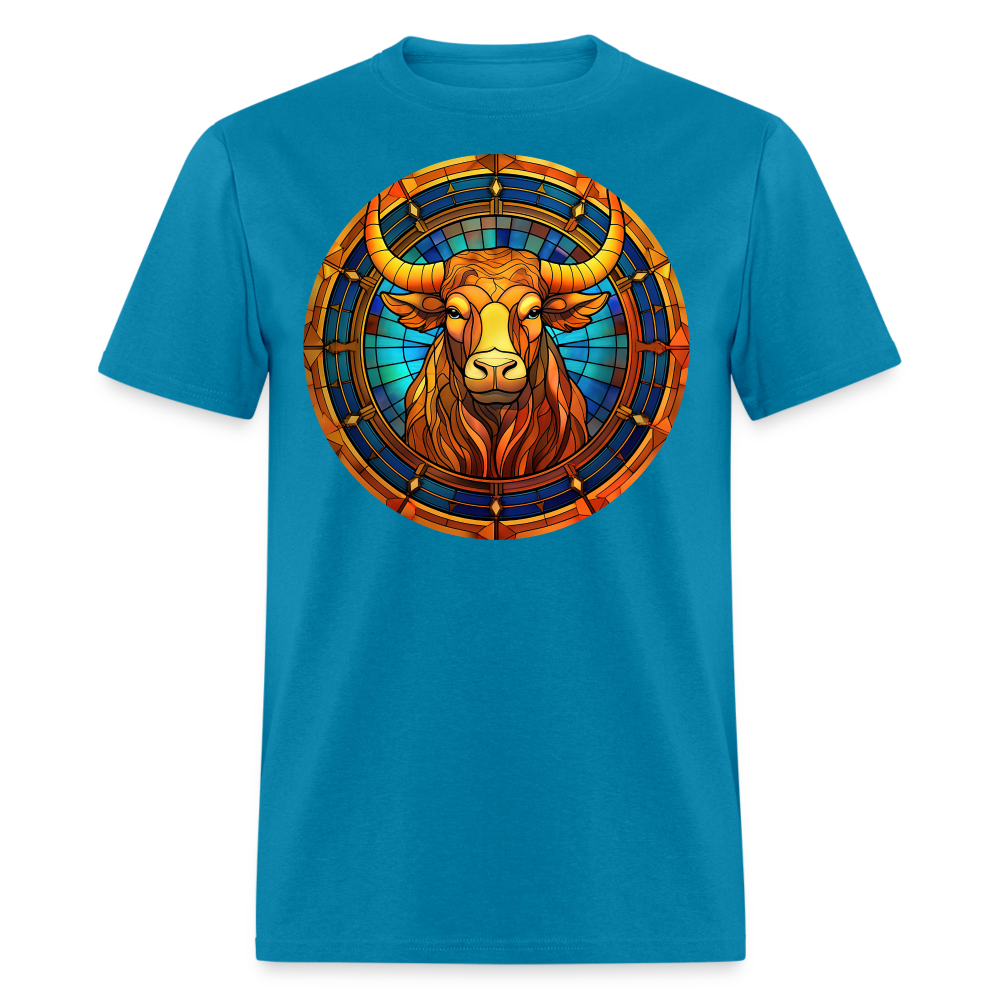 Men's Mosaic Taurus Classic T-Shirt - turquoise