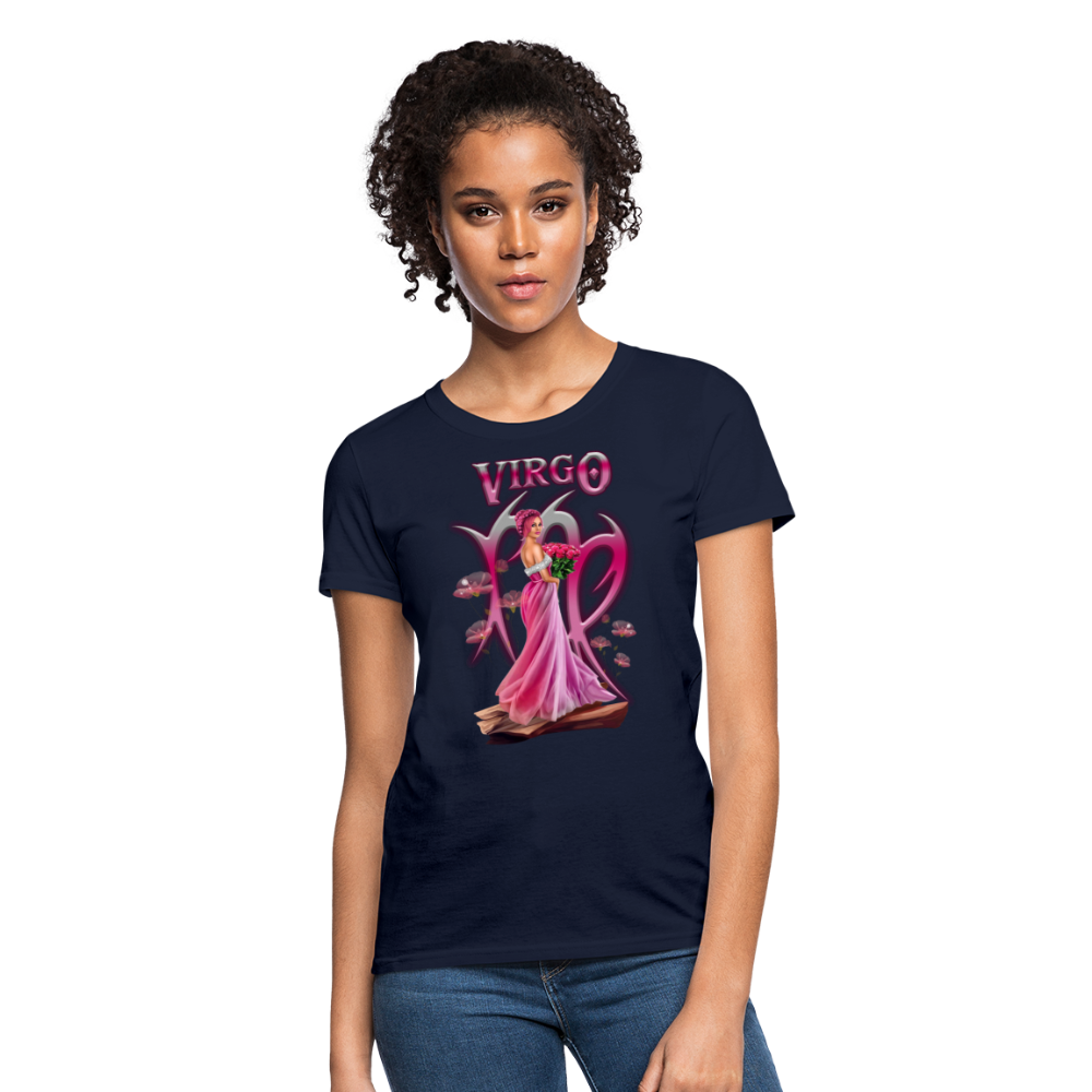 Astral Virgo Women's T-Shirt - navy