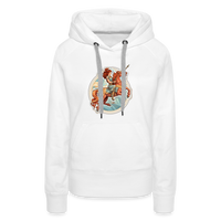 Thumbnail for Women’s Symbol Sagittarius Premium Hoodie - white