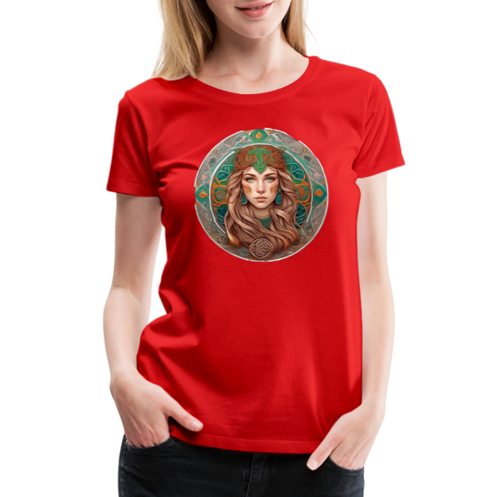 Women’s Mythical Virgo Premium T-Shirt - red