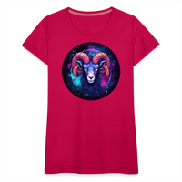 Thumbnail for Women’s Magic Aries Premium T-Shirt - dark pink