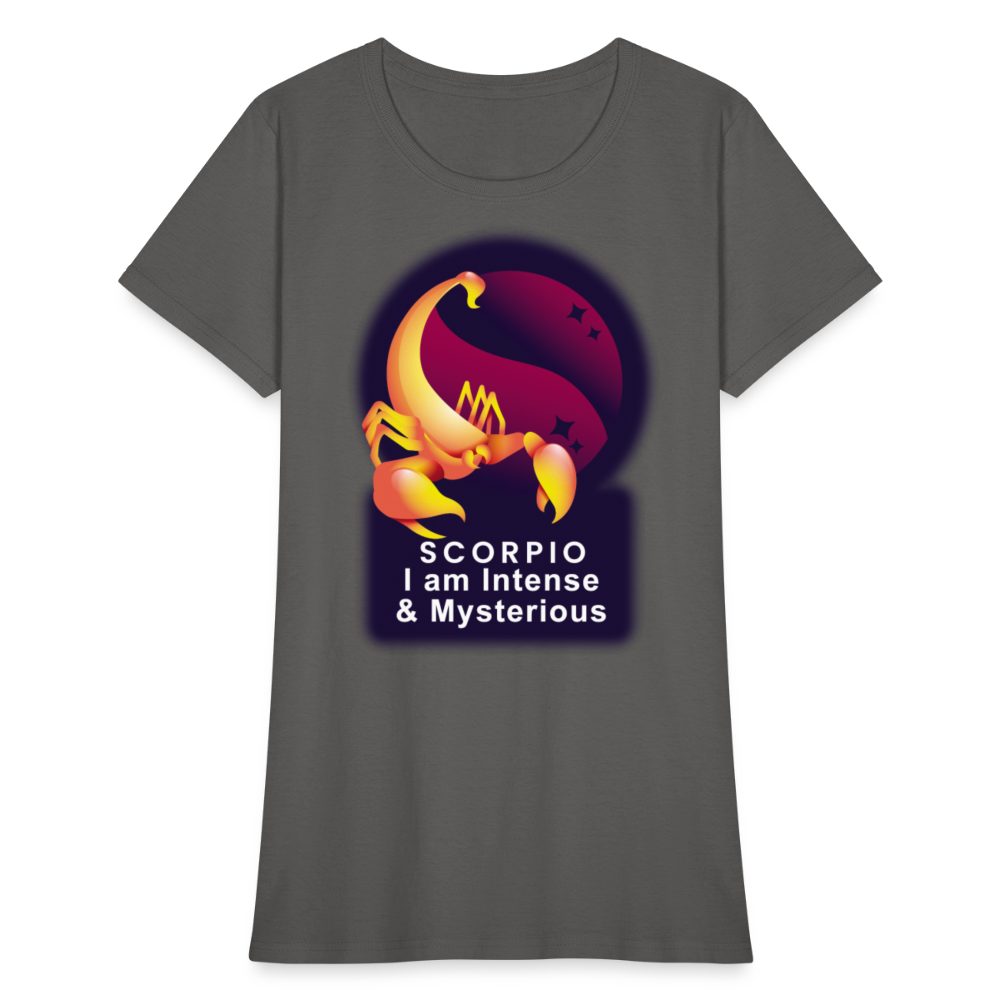 Women's Glow Scorpio T-Shirt - charcoal