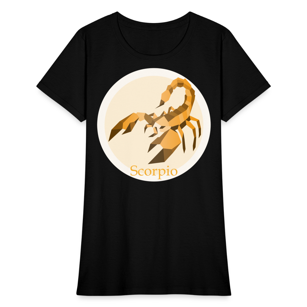 Women's Mosaic Scorpio T-Shirt - black