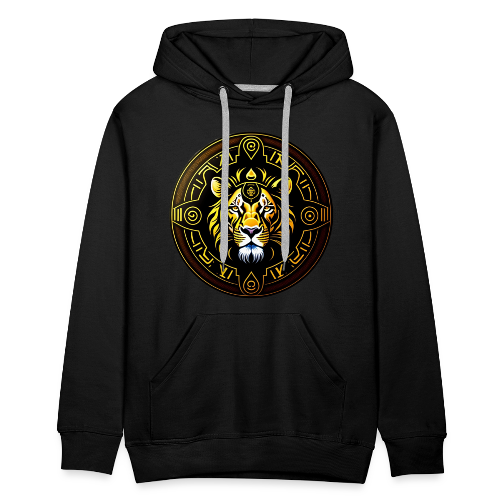 Men’s Mythical Leo Premium Hoodie - black