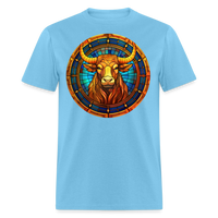 Thumbnail for Men's Mosaic Taurus Classic T-Shirt - aquatic blue